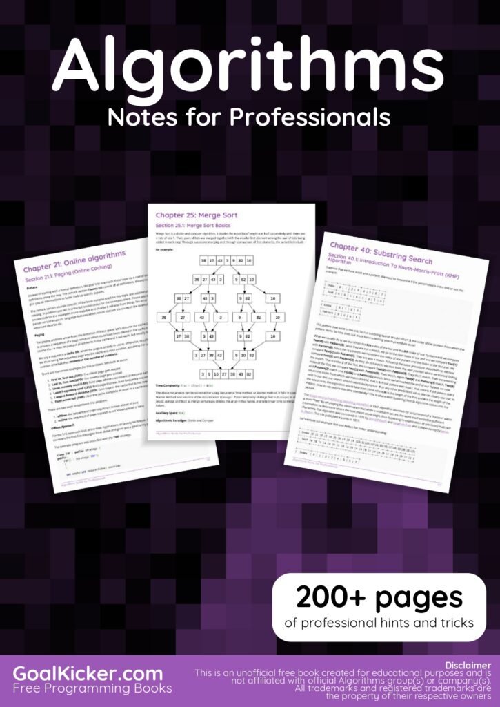 Algorithms Notes for Professionals