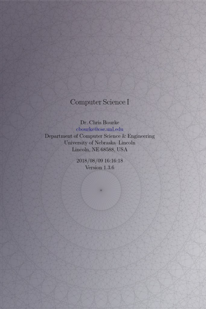 Computing III : Computer Science I
