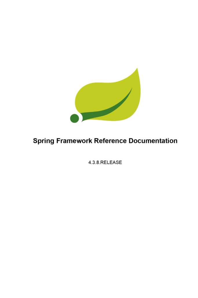Spring Framework Reference Documentation