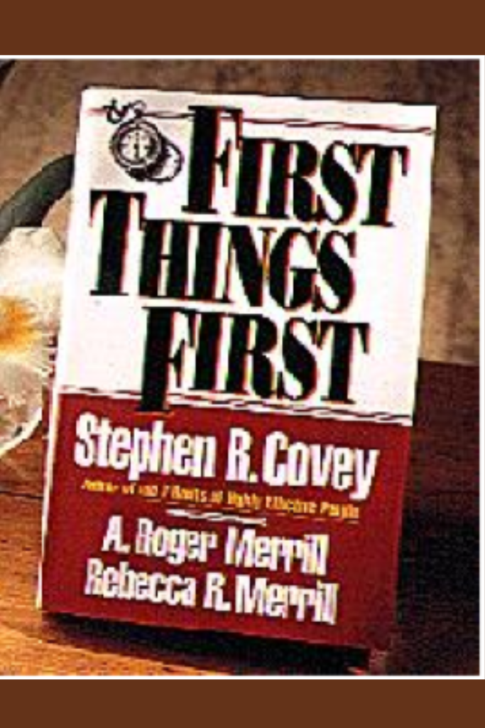 First Things First
