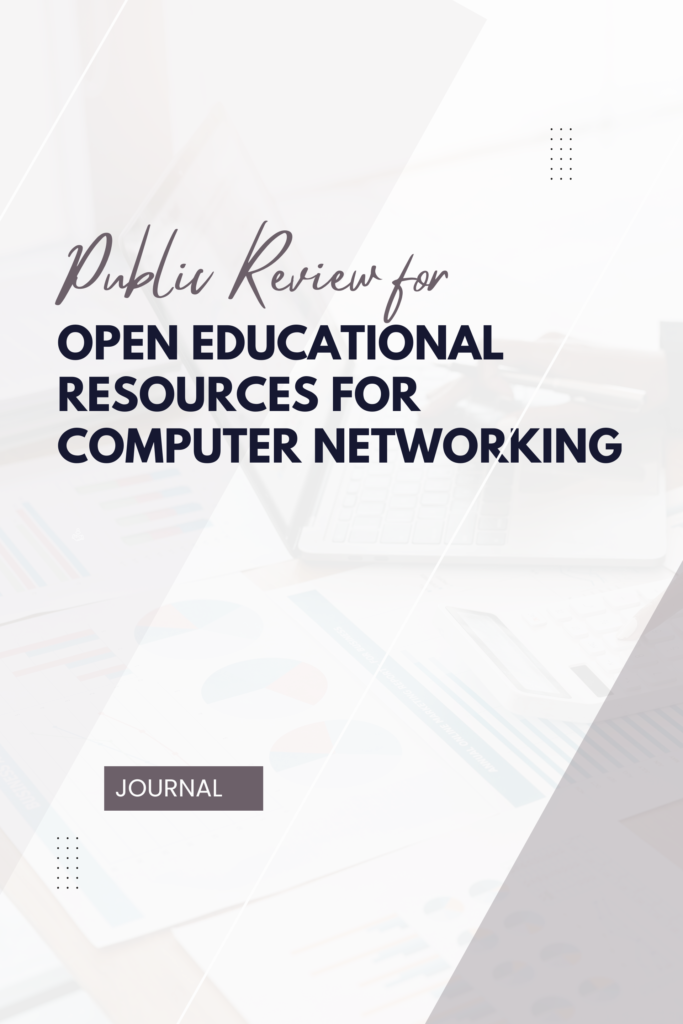 Public Review for Open Educational Resources for Computer Networking