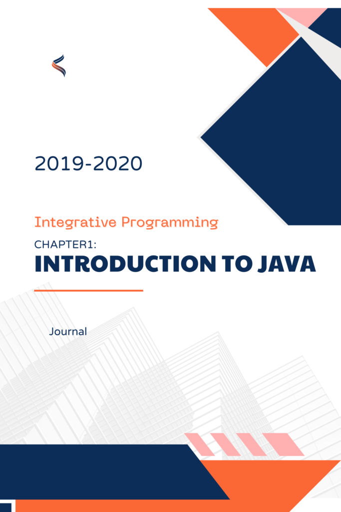 Integrative Programming: CHAPTER1-Introduction to Java