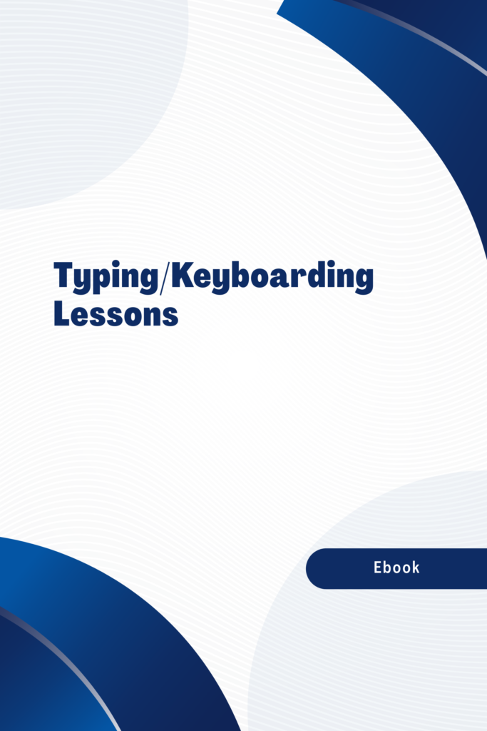 Typing/Keyboarding Lessons