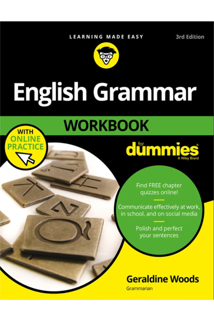 English Grammar Workbook For Dummies 3rd Edition with Online Practice