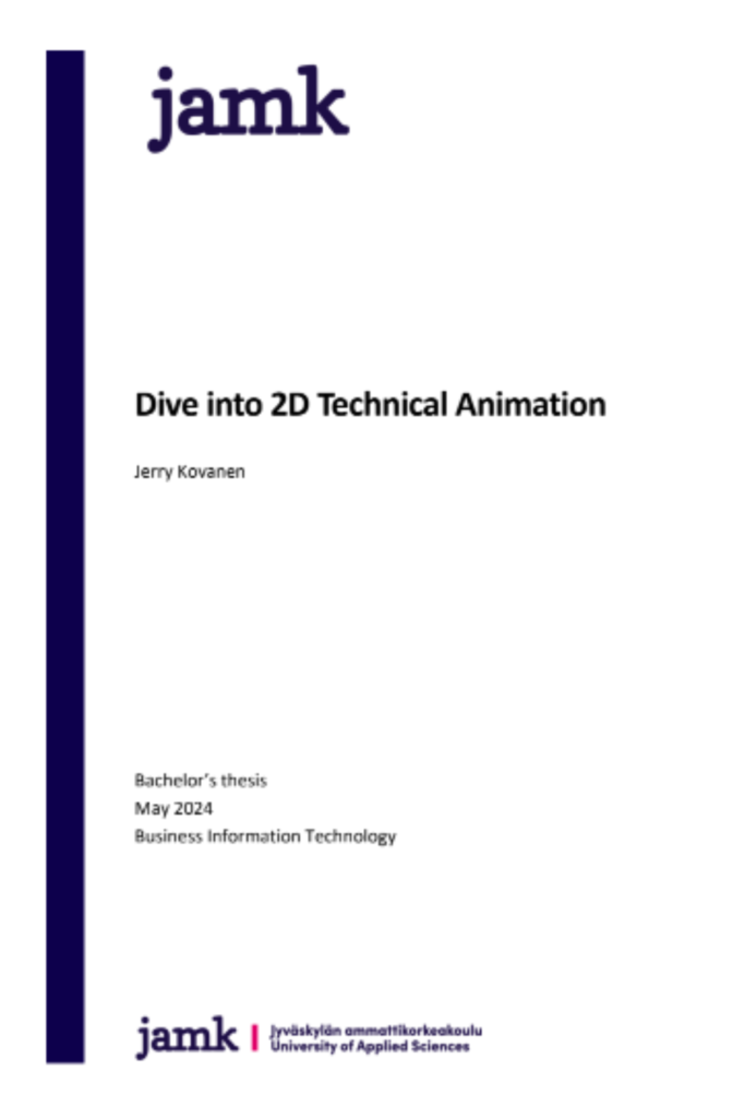 Dive into 2D Technical Animation