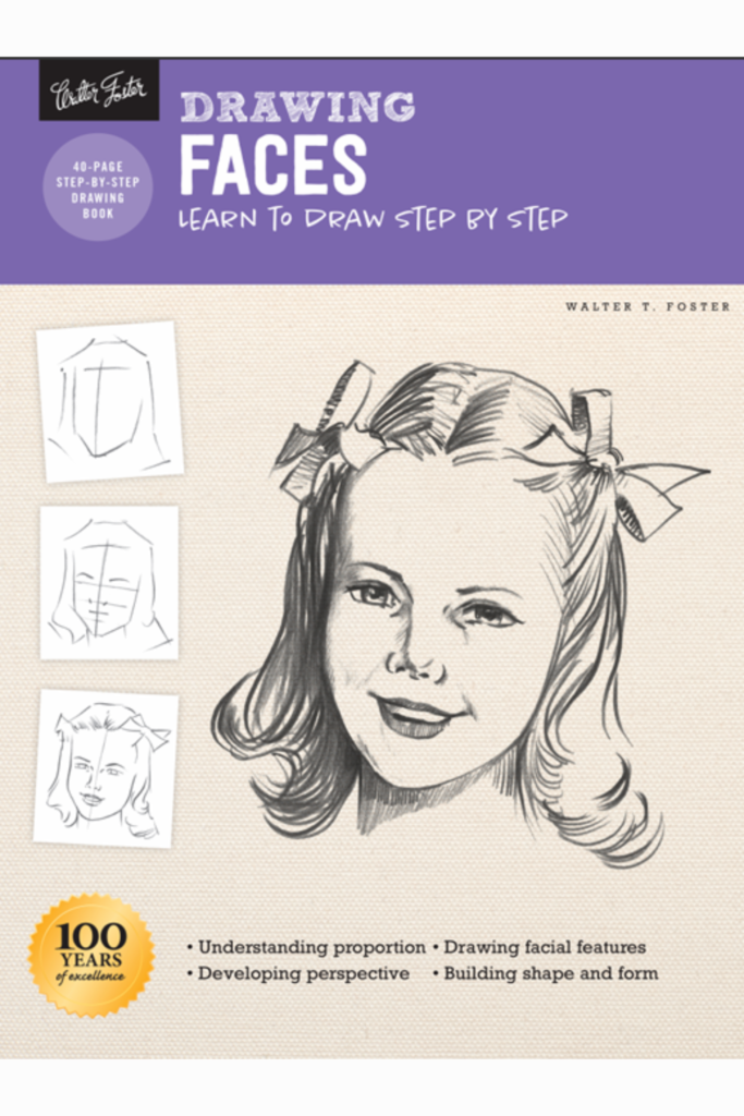 Drawing faces : learn to draw step by step