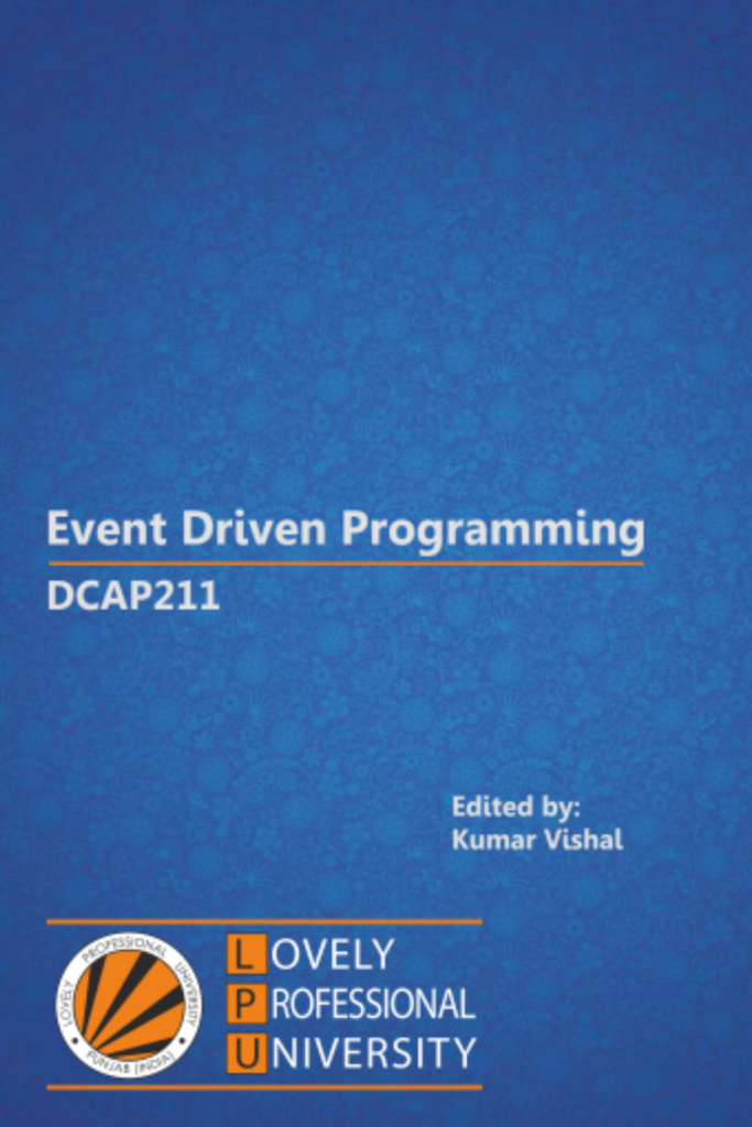 Event Driven Programming – DCAP211